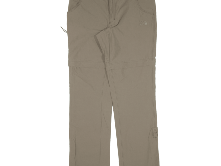 THE NORTH FACE Zip-off Womens Trousers Brown Regular Straight Nylon W31 L31 Online