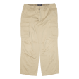 TOM TAILOR Cargo Mens Trousers Beige Loose Straight W36 L30 Sale