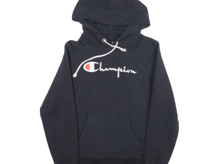 CHAMPION REVERSE WEAVE Womens Black Hoodie M Online