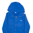 ADIDAS Womens Blue Hoodie Full Zip UK 18 For Discount