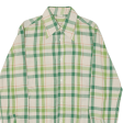 BASSETTI Mens Shirt Green Check Long Sleeve M For Sale