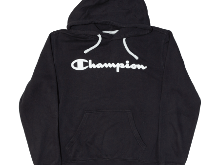 CHAMPION Mens Black Hoodie S Cheap