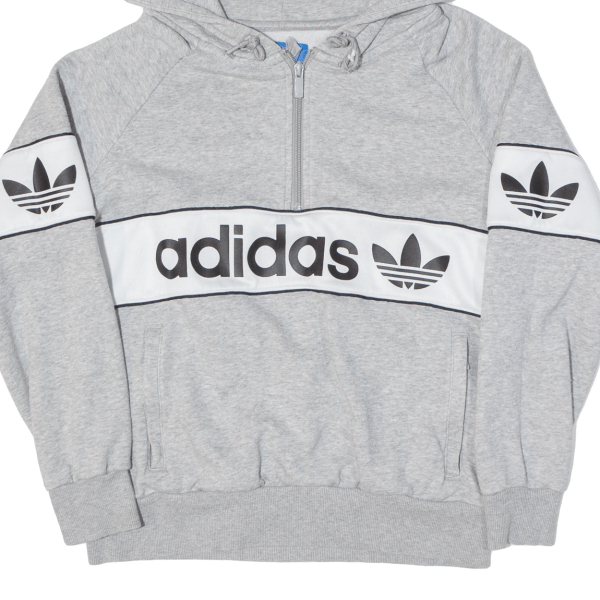 ADIDAS Womens Grey Hoodie UK 8 Online now