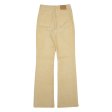 LEVI S Ribcage BIG E Womens Corduroy Trousers Beige Slim Bootcut W25 L33 Fashion