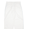 ADIDAS Womens Trousers White Loose Straight W32 L30 on Sale