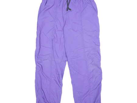 A STAR IS BORN MAGIC Mens Track Pants Purple 90s Nylon Tapered L W30 L29 Cheap