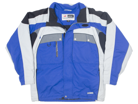 ZIENER Insulated Mens Ski Coat Blue 90s L Online Sale