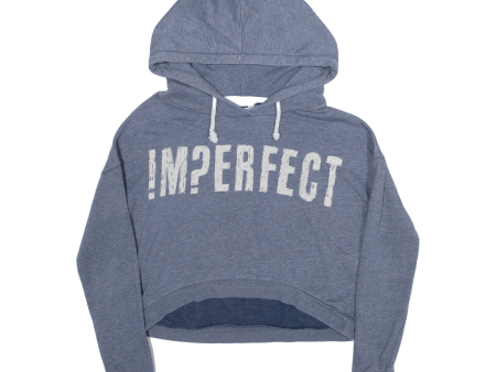 IM?ERFECT Womens Blue Hoodie XS Online