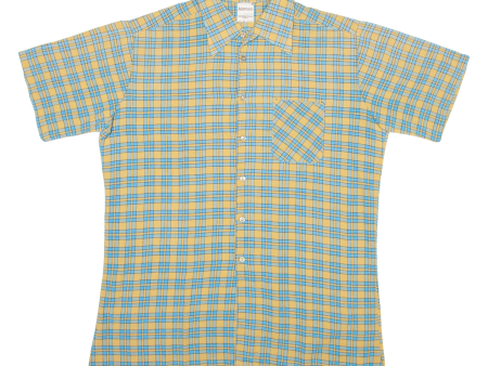 ACKERMANN Mens Shirt Beige Check L Online