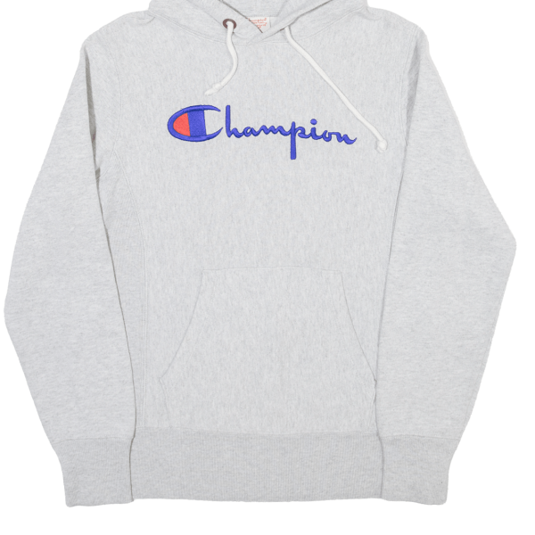 CHAMPION REVERSE WEAVE Womens Grey Hoodie S Online Sale