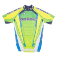 ADENOSINA Cycling Mens Jersey Green 1 2 Zip XS on Sale