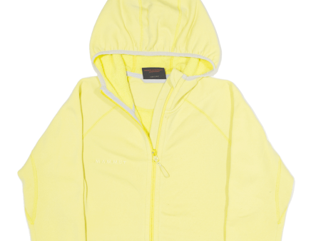 MAMMUT Womens Yellow Hoodie Full Zip XS Online now