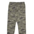 SKATE NATION Camo Mens Trousers Green Regular Tapered W31 L33 Online Hot Sale