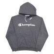 CHAMPION Mens Grey Hoodie M Supply