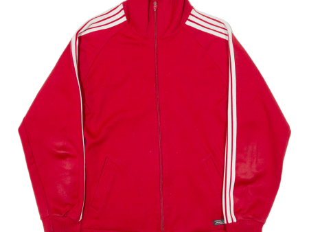 ADLER Mens Track Jacket Red M Discount