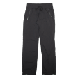 H&M Womens Trousers Black Regular Straight W28 L30 Discount