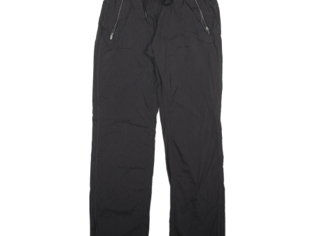 H&M Womens Trousers Black Regular Straight W28 L30 Discount