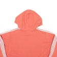 ADIDAS Cropped Womens Pink Hoodie UK 8 Supply