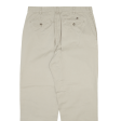 TOMMY HILFIGER Mens Trousers Beige Regular Straight W34 L30 Online Sale