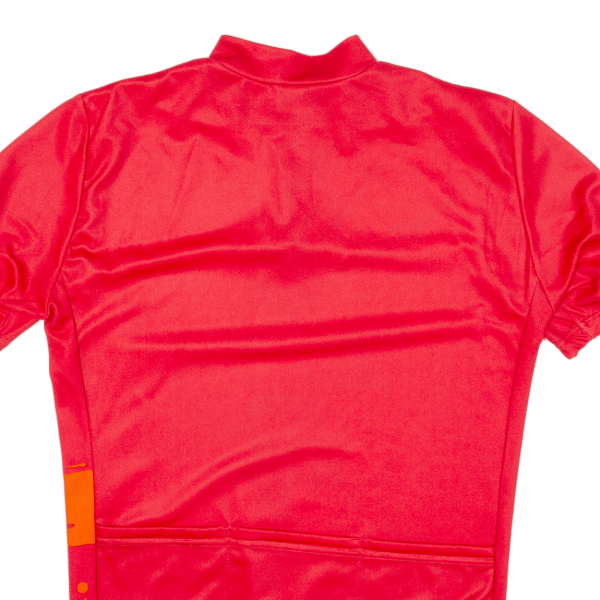 AGU SPORT Cycling Shirt Mens Jersey Red 1 4 Zip M Discount