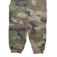 SOVICO Camo Cargo Womens Trousers Green Relaxed Tapered W28 L23 on Sale