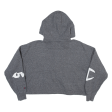 CHAMPION Cropped Womens Grey Hoodie S Hot on Sale