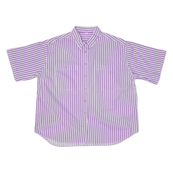 Mens Shirt Purple Striped XL For Discount