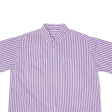 Mens Shirt Purple Striped XL For Discount