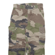 SOVICO Camo Cargo Womens Trousers Green Relaxed Tapered W28 L23 on Sale