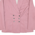 A. MARCIANO Double Breasted Womens Blazer Jacket Pink M Online Sale