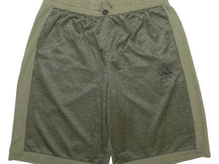 ADIDAS Mens Sports Shorts Green L W28 Online Sale