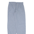 TORERO Striped Womens Trousers Blue Relaxed Tapered W27 L31 Sale