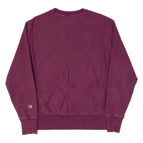 CHAMPION REVERSE WEAVE Boys Sweatshirt Maroon L Supply