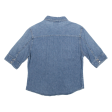 ANCHOR BLUE Womens Denim Shirt Blue 90s M Online Hot Sale