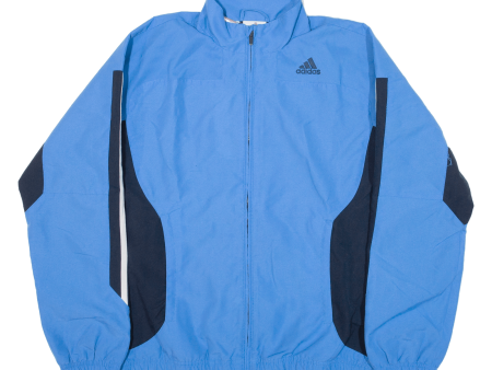 ADIDAS Boys Track Jacket Blue 13-14Y For Sale