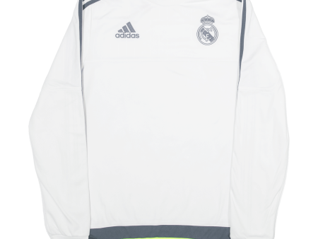 ADIDAS Real Madrid Boys Sweatshirt White 15-16Y Online Sale