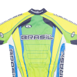 ADENOSINA Cycling Mens Jersey Green 1 2 Zip XS on Sale