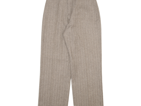 Womens Trousers Beige Regular Straight W28 L28 Hot on Sale