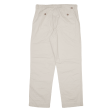 TOMMY HILFIGER Mens Trousers Cream Regular Straight W36 L32 Online Hot Sale