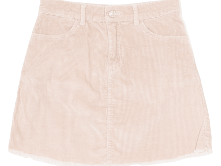 BRANDY MELVILLE Womens Mini Skirt Pink Short Corduroy S Online Sale