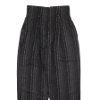 Womens Trousers Black Relaxed Mom Wool W26 L29 Online Hot Sale