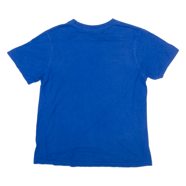 ADIDAS Boys T-Shirt Blue L Cheap