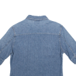 ANCHOR BLUE Womens Denim Shirt Blue 90s M Online Hot Sale