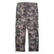 SOUTHPOLE Camo Cargo Mens Trousers Grey Regular Straight W30 L29 Discount