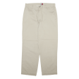 TOMMY HILFIGER Mens Trousers Beige Regular Straight W34 L30 Online Sale