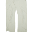 TRESPASS Mens Trousers Beige Regular Straight W33 L30 Online Sale