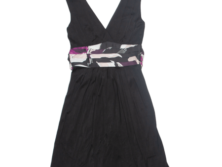 TED BAKER Womens Fit & Flare Dress Black Viscose Sleeveless Short S For Cheap