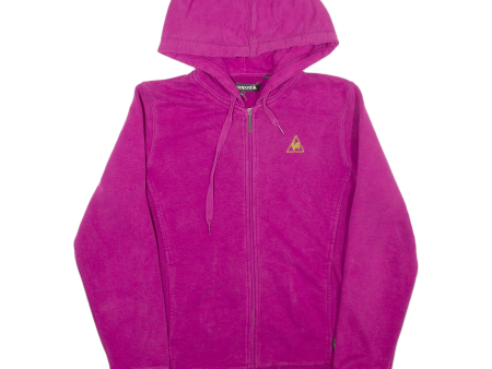 LE COQ SPORTIF Womens Purple Hoodie Full Zip M Online now