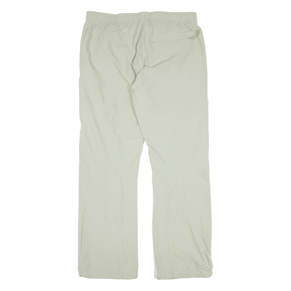 TRESPASS Mens Trousers Beige Regular Straight W33 L30 Online Sale