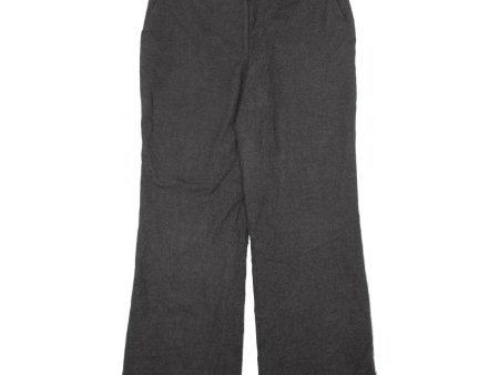 CALVIN KLEIN Womens Trousers Grey Relaxed Bootcut W30 L29 For Discount